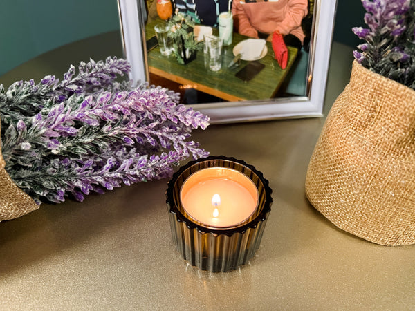 RESET Tealight candle w/ holder