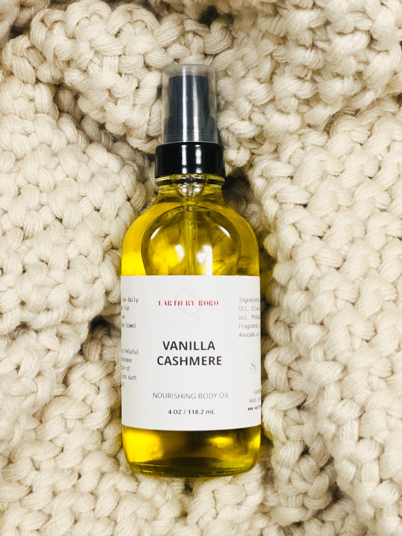 Cashmere + Vanilla Scented Oil - The Tsuri Company